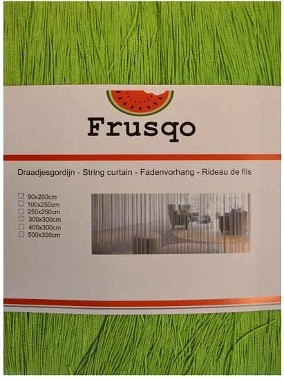 Draadjesgordijn Lime Groen 90x200cm - Afbeelding 2