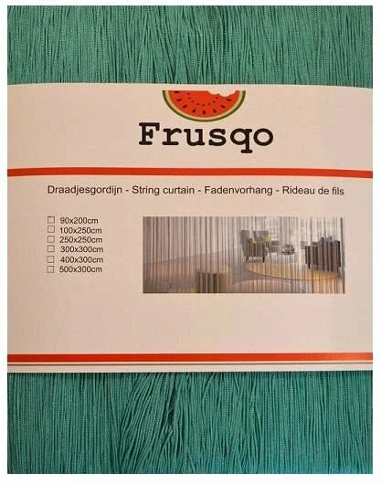 Draadjesgordijn Zeegroen 100x250cm - Afbeelding 2