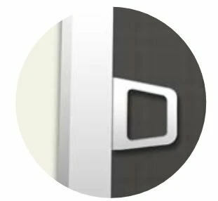 Vaste Raamhor Wit (max. 120x150cm) - Afbeelding 2