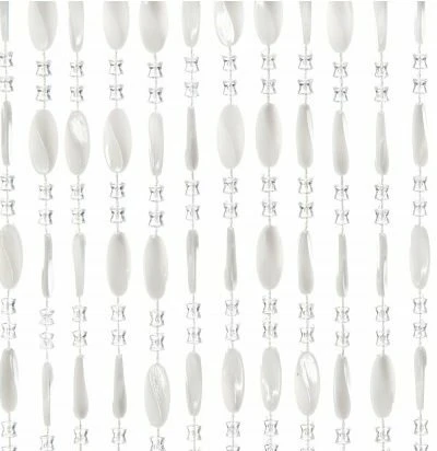 Kralengordijn Charlotte 90x220cm Wit (79 Strengen)
