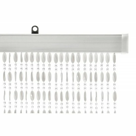 Kralengordijn Charlotte 90x220cm Wit (79 Strengen) - Afbeelding 2