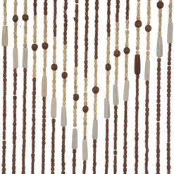 Kralengordijn Hout 90x200cm (52 Strengen: )