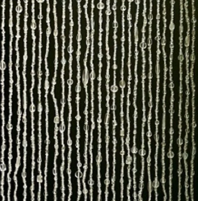 Glaskralengordijn Oosters (transparante Glaskralen)