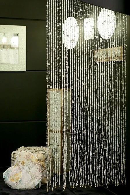 Glaskralengordijn Oosters (transparante Glaskralen) - Afbeelding 2