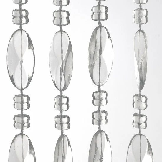 Kralengordijn Parels Transparant 90x200cm (48 Strengen)