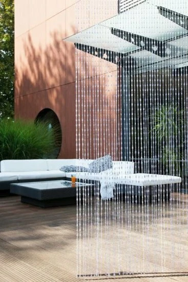 Kralengordijn Parels Transparant 90x200cm (48 Strengen) - Afbeelding 3