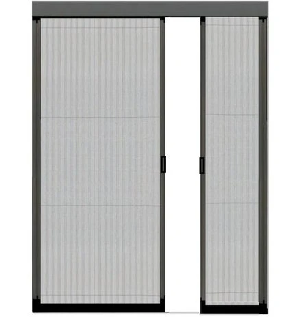 Plisséhordeur DUO Voor Schuifpui Of Openslaande Tuindeuren (Op Maat)