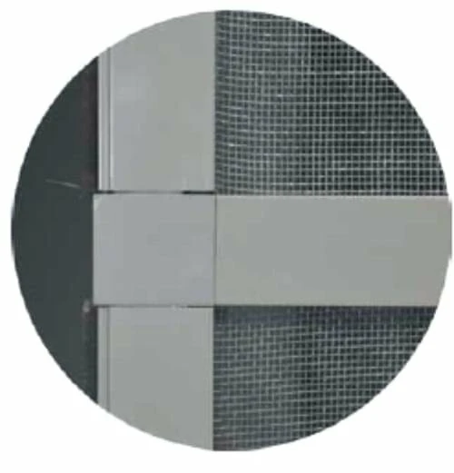 Schuifpui Hor / Veranda Hordeur Grijs (150x220cm Max) - Afbeelding 4