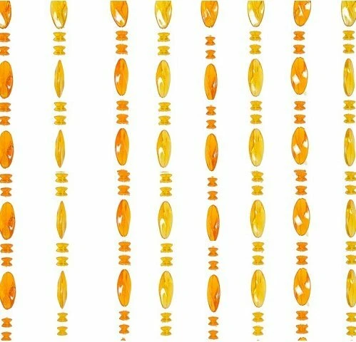 Kralengordijn Parels Honing 90x200cm (30 Strengen)