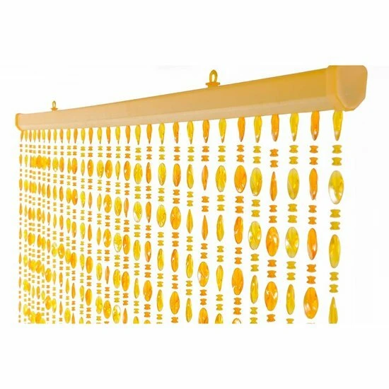 Kralengordijn Parels Honing 90x200cm (30 Strengen) - Afbeelding 2