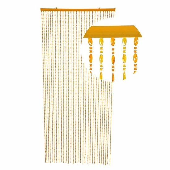 Kralengordijn Parels Honing 90x200cm (30 Strengen) - Afbeelding 4