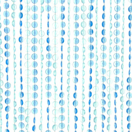 Kralengordijn Diamonds Blauw 90x200cm (136 Strengen)