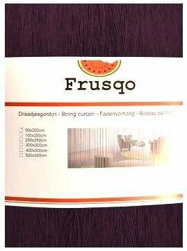 Draadjesgordijn Aubergine 90x200cm - Afbeelding 2