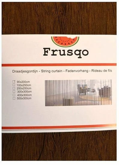 Draadjesgordijn Bruin 90x200cm - Afbeelding 2