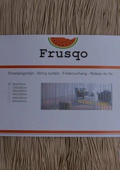 Draadjesgordijn Beige-bruin 90x200cm - Afbeelding 2