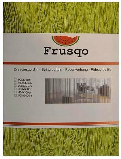 Draadjesgordijn Olijfgroen 100x250cm - Afbeelding 2