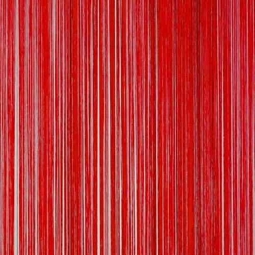 Draadjesgordijn Rood 100x250cm