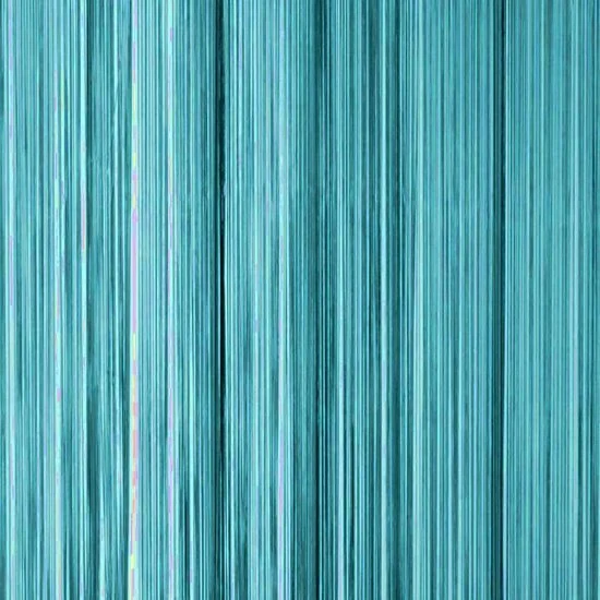 Draadjesgordijn Turquoise 100x250cm