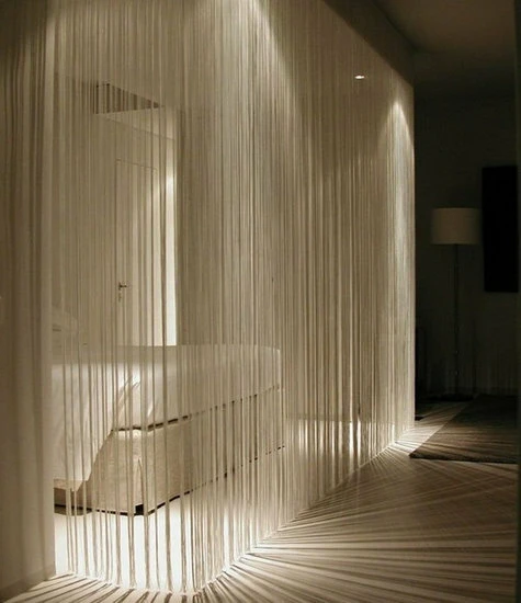 Draadjesgordijn Beige 500x300cm - Afbeelding 2