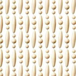 Vliegengordijn Kralen Op Maat: Verspringen Creme