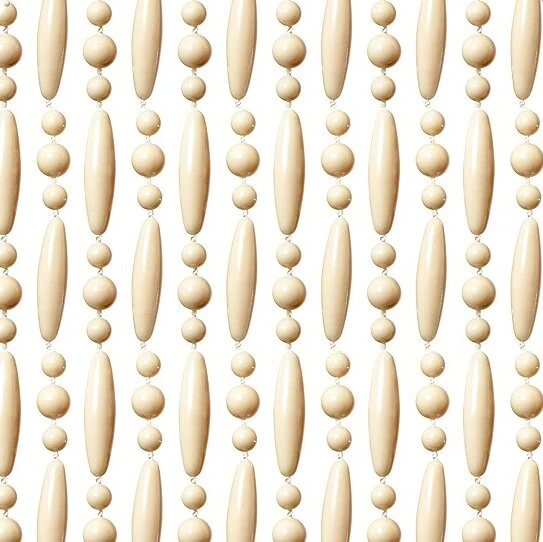 Vliegengordijn Kralen Op Maat: Verspringen Creme