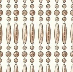 Vliegengordijn Kralen Op Maat: Recht Champagne