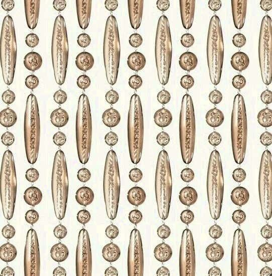 Vliegengordijn Kralen Op Maat: Verspringen Champagne