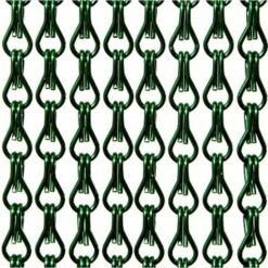 Aluminium Ketting Vliegengordijn Op Maat: Groen Glans