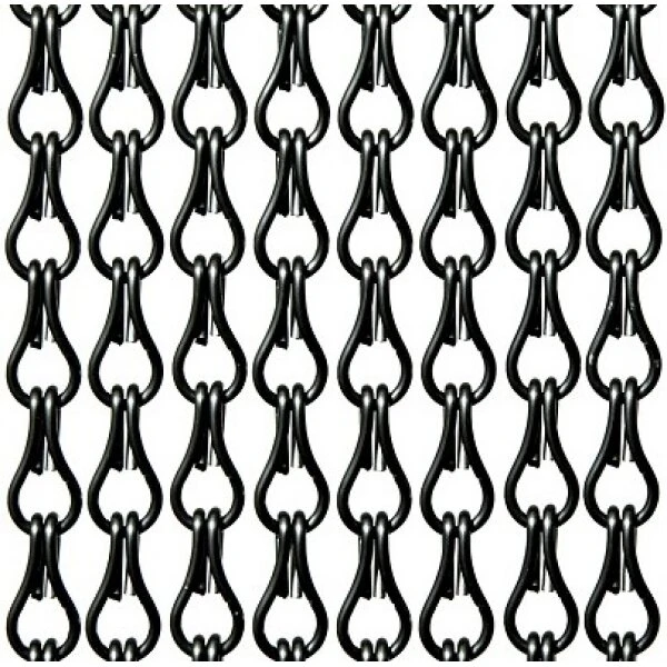 Aluminium Ketting Vliegengordijn Op Maat: Antraciet Glans