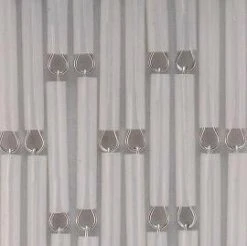 Vliegengordijn Op Maat: Hulzen Verspringen Transparant (bouwpakket)