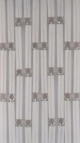 Vliegengordijn Op Maat: Hulzen Verspringen Transparant (bouwpakket) - Afbeelding 2