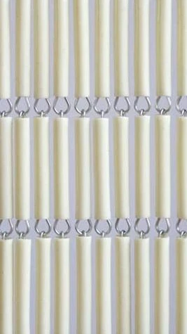 Vliegengordijn Op Maat: Hulzen Creme (bouwpakket) - Afbeelding 2