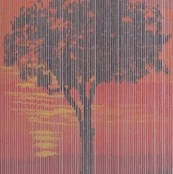 Vliegengordijn Bamboe Zonsopkomst 90x200cm