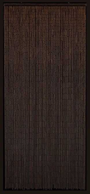 Bamboe Vliegengordijn Saigon Bruin 90x200cm (90 Strengen) - Afbeelding 2