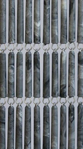 Vliegengordijn Op Maat: Hulzen Grijs Gevlekt (bouwpakket) - Afbeelding 2