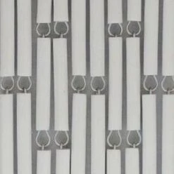 Vliegengordijn Op Maat: Hulzen Verspringen Wit (bouwpakket)