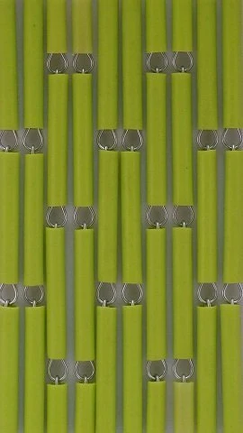 Vliegengordijn Op Maat: Hulzen Appelgroen Verspringen (bouwpakket) - Afbeelding 2