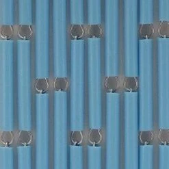 Vliegengordijn Op Maat: Hulzen Turquoise Verspringen (bouwpakket)