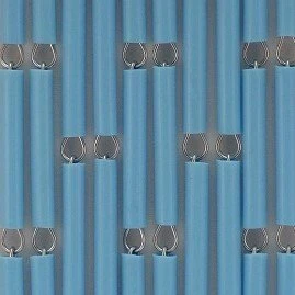 Vliegengordijn Op Maat: Hulzen Turquoise Verspringen (bouwpakket)