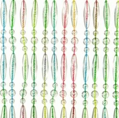 Vliegengordijn Kralen Op Maat: Recht Multi Kleuren