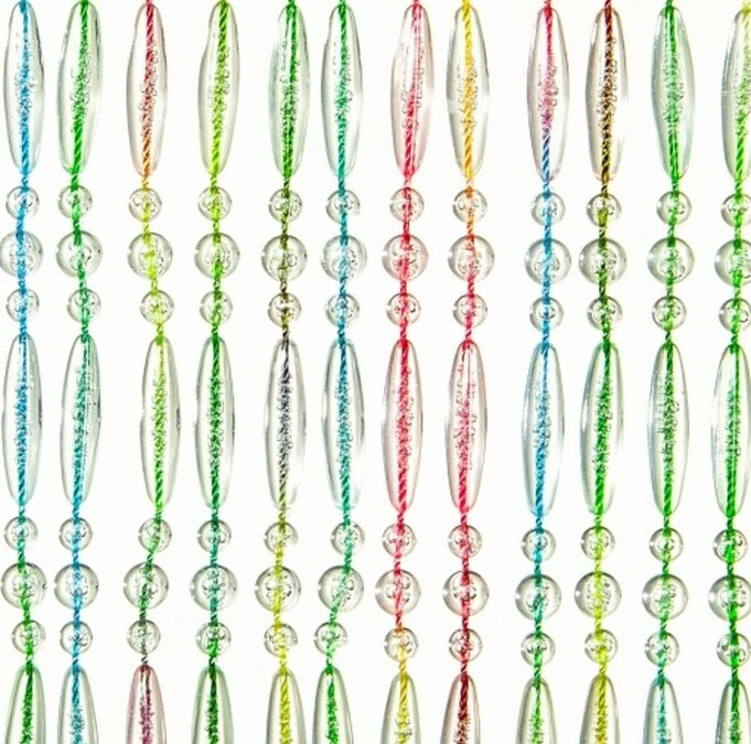 Vliegengordijn Kralen Op Maat: Recht Multi Kleuren