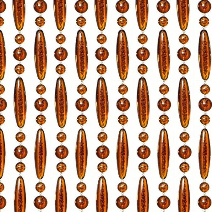 Vliegengordijn Kralen Op Maat: Verspringen Bruin