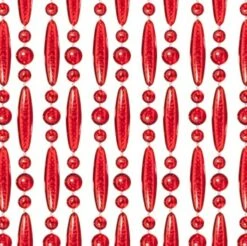 Vliegengordijn Kralen Op Maat: Verspringen Rood
