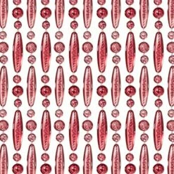 Vliegengordijn Kralen Op Maat: Verspringen Roze Transparant