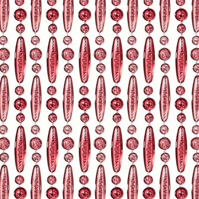 Vliegengordijn Kralen Op Maat: Verspringen Roze Transparant