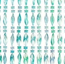 Vliegengordijn Kralen Op Maat: Chios Turquoise