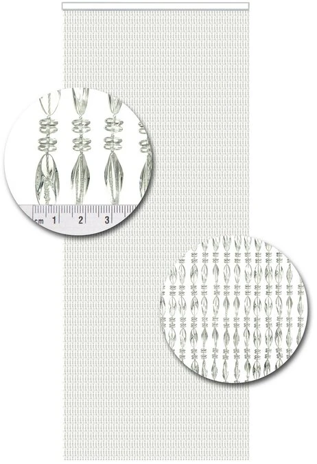 Vliegengordijn Kralen Op Maat: Chios Transparant - Afbeelding 2