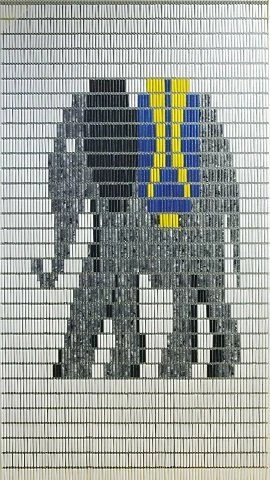 Vliegengordijn Op Maat: Olifant (bouwpakket)