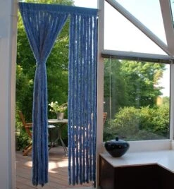 Vliegengordijn Kattenstaart Sweety Blauw (max 90x200cm)