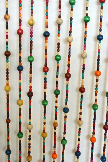 Kralengordijn Bubble Gum Vliegengordijn Kralen 90x230cm - Afbeelding 3